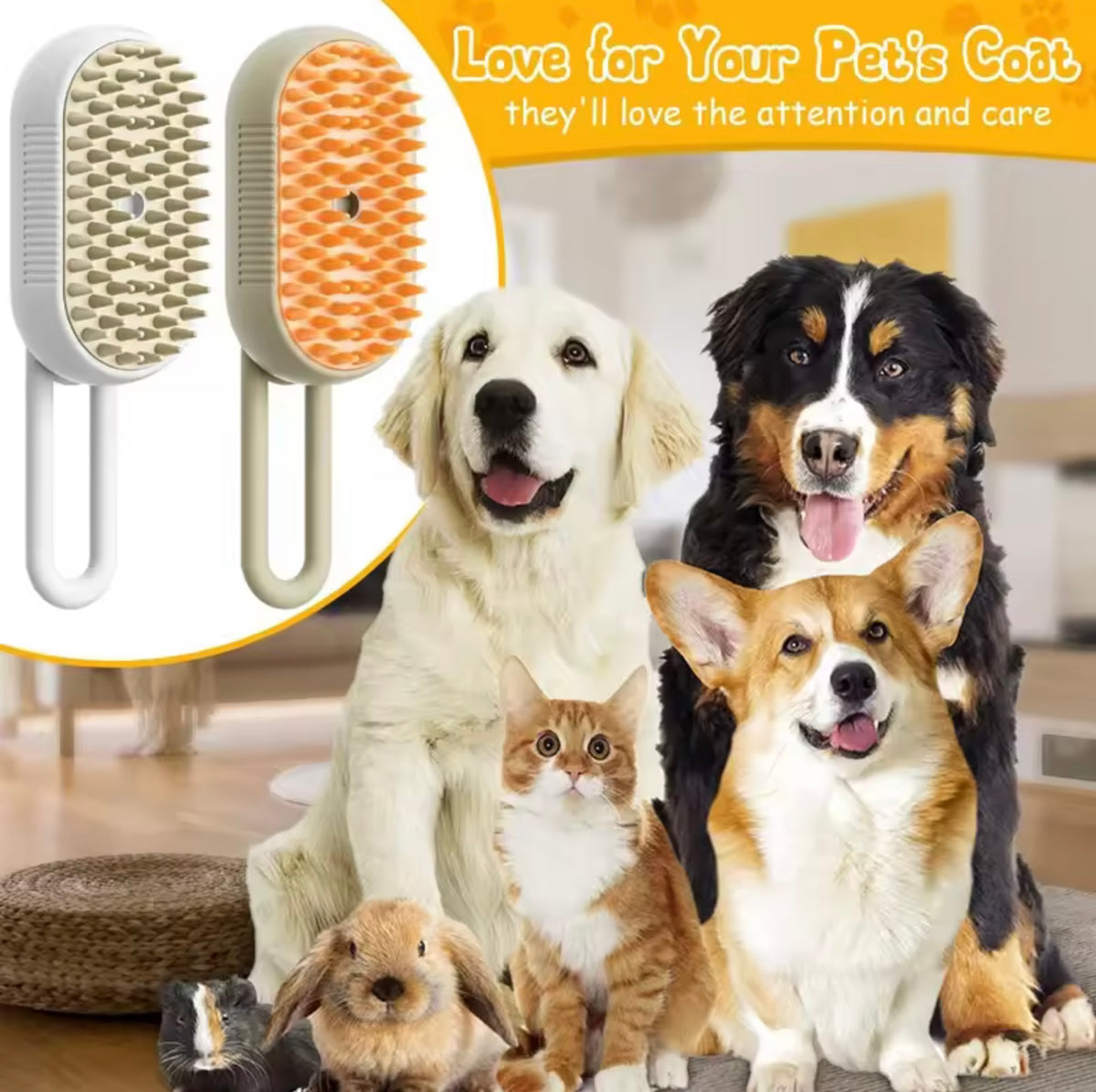 3 in 1 Steam Brush