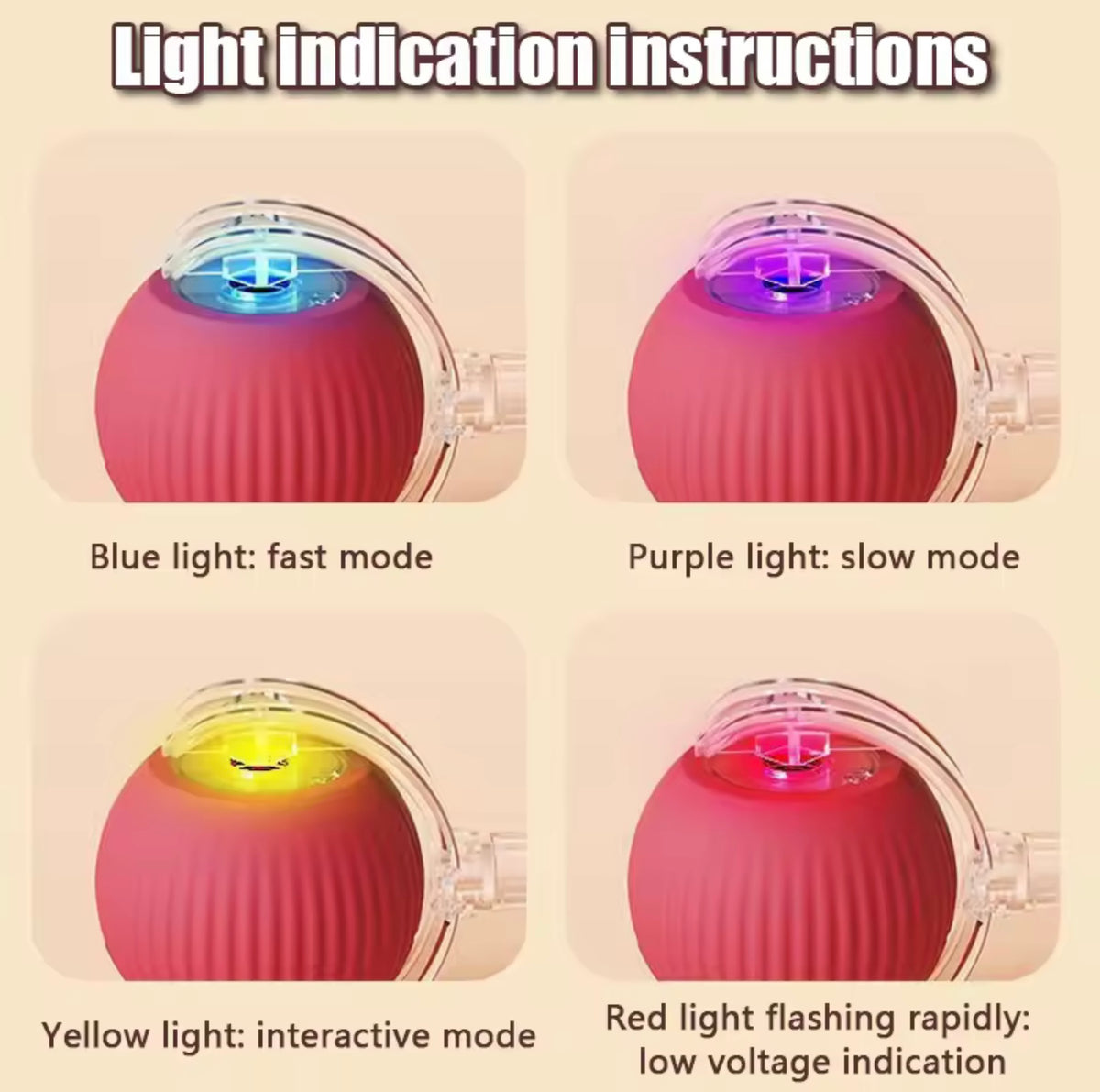 Interactive Ball Toy - Automatic Rolling
