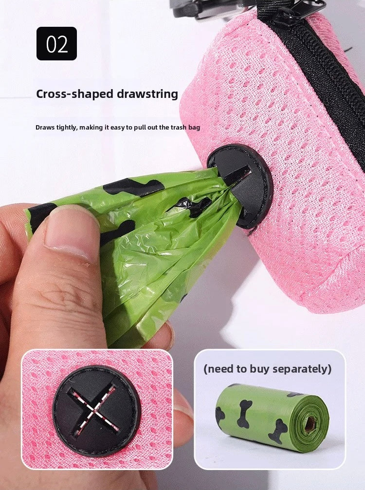 Poop Bag Dispenser for Dog Leashes
