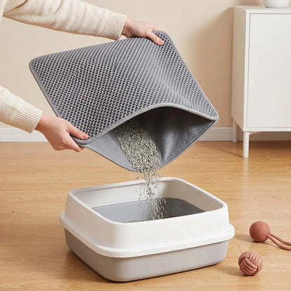 Double Layer Cat Litter Trapping Mat - Waterproof