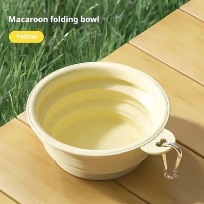 Collapsible Silicone Travel Bowl for Dogs & Cats