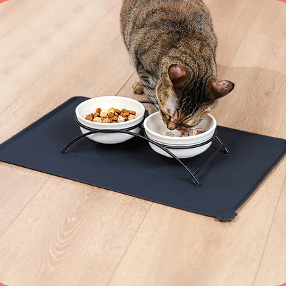 Silicone Waterproof Pet Feeding Mat - Compact 47x30cm
