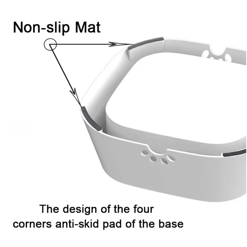 Anti-Spill Floating Water Bowl for Dogs & Cats - 1L