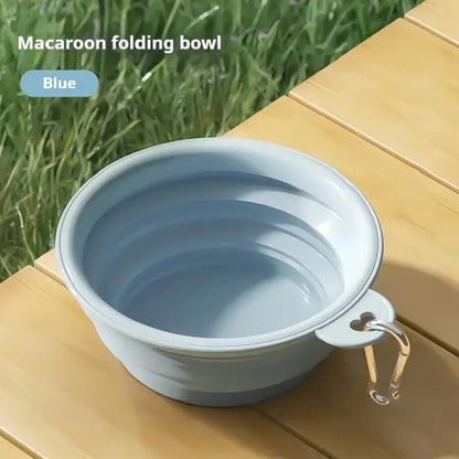 Collapsible Silicone Travel Bowl for Dogs & Cats