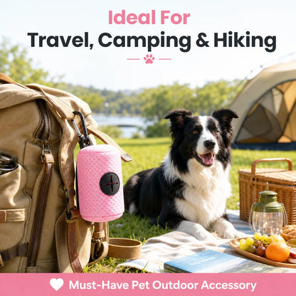 Poop Bag Dispenser for Dog Leashes