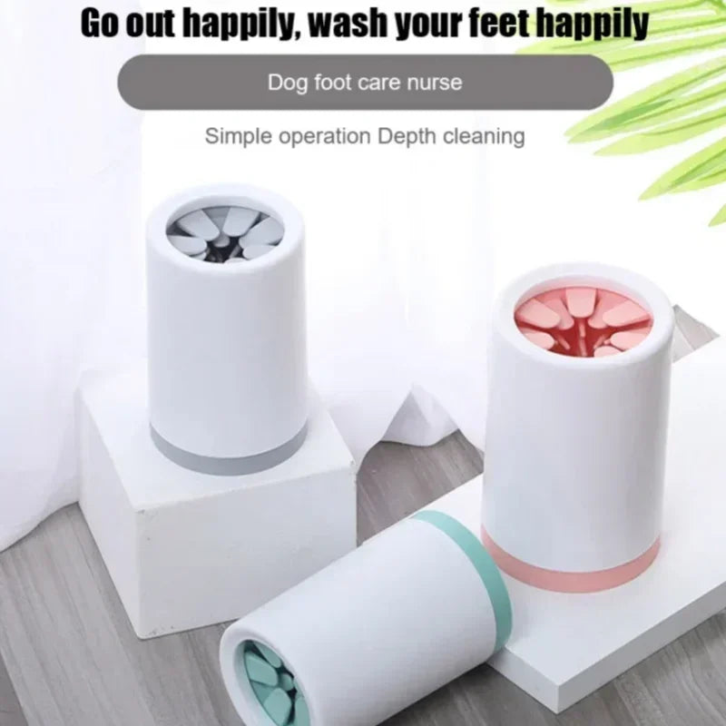 Silicone Paw Cleaner Cup for Dogs & Cats