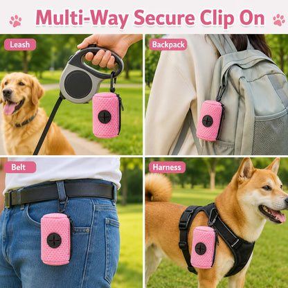 Poop Bag Dispenser for Dog Leashes