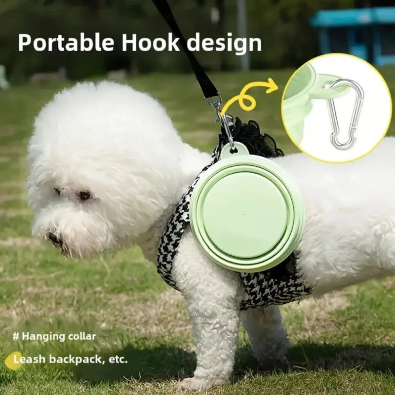 Collapsible Silicone Travel Bowl for Dogs & Cats
