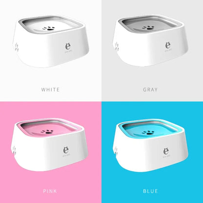 Anti-Spill Floating Water Bowl for Dogs & Cats - 1L