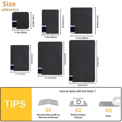Double Layer Cat Litter Trapping Mat - Waterproof
