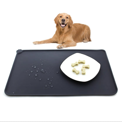 Silicone Waterproof Pet Feeding Mat - Compact 47x30cm