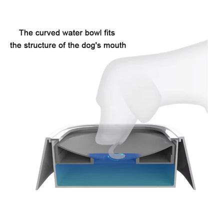 Anti-Spill Floating Water Bowl for Dogs & Cats - 1L