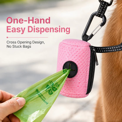 Poop Bag Dispenser for Dog Leashes