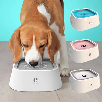 Anti-Spill Floating Water Bowl for Dogs & Cats - 1L